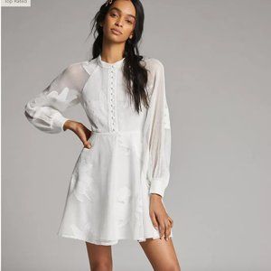 NEW WITH TAGS Anthropologie xx Mare Mare Sabine Embroidered Mini Dress
